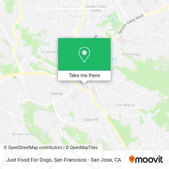 Just Food For Dogs map