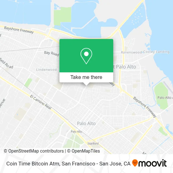 Coin Time Bitcoin Atm map