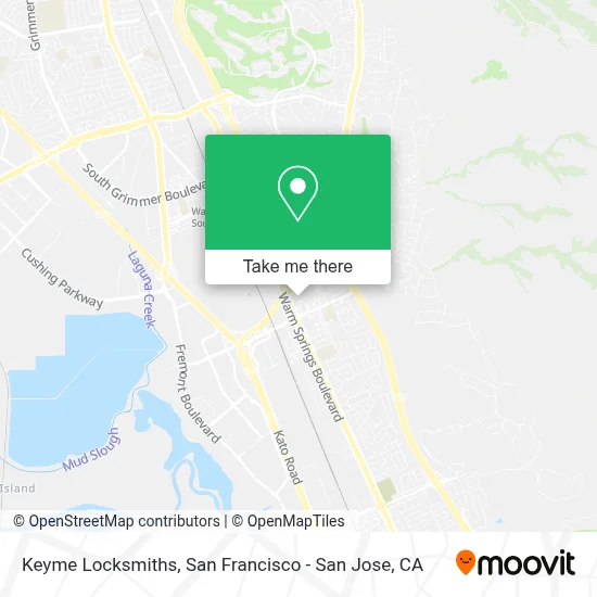 Keyme Locksmiths map