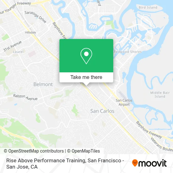 Rise Above Performance Training map