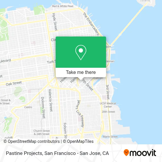 Pastine Projects map