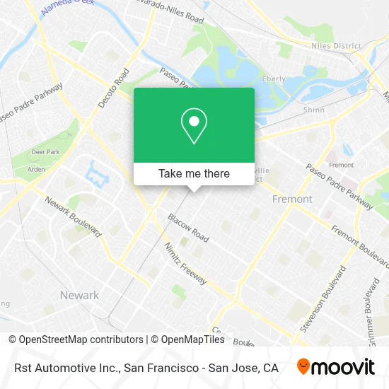 Rst Automotive Inc. map