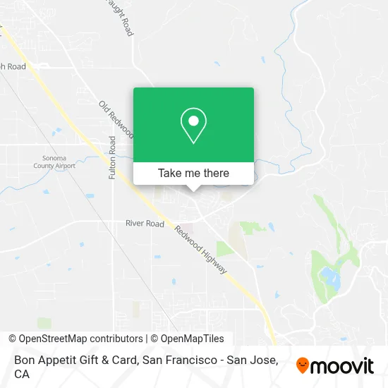 Bon Appetit Gift & Card map