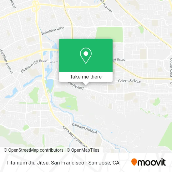 Titanium Jiu Jitsu map