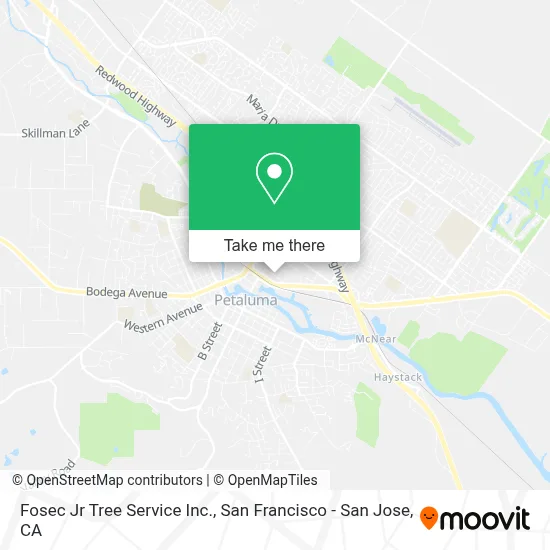 Fosec Jr Tree Service Inc. map