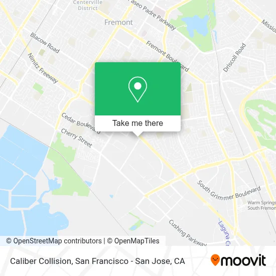 Caliber Collision map