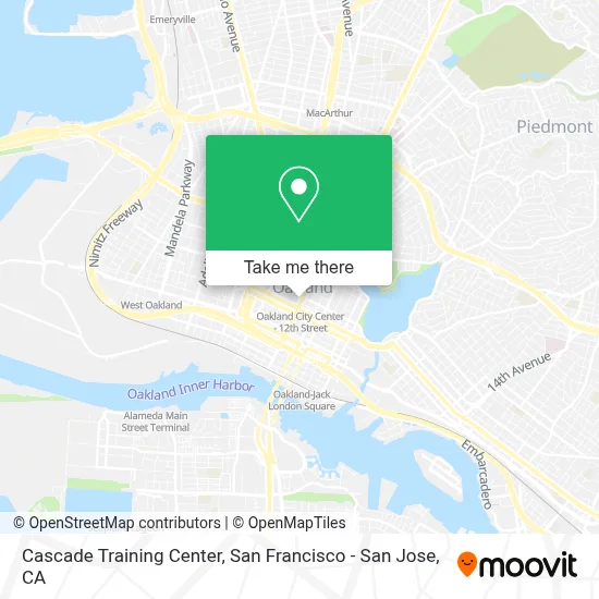 Cascade Training Center map