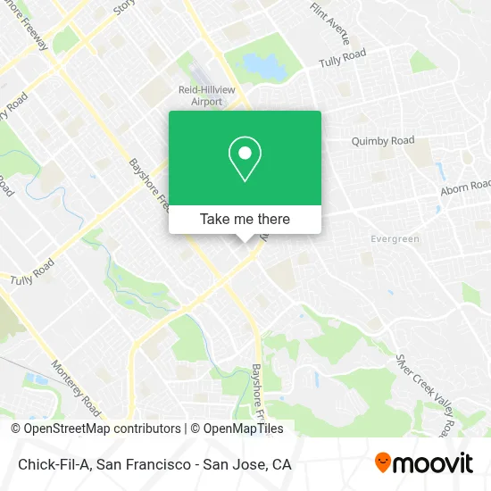 Chick-Fil-A map