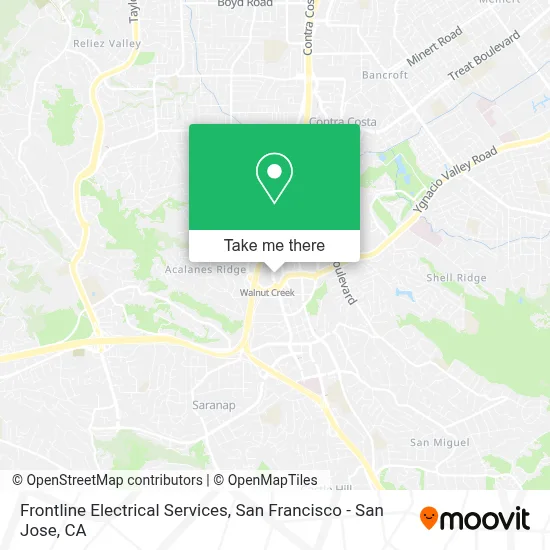 Frontline Electrical Services map