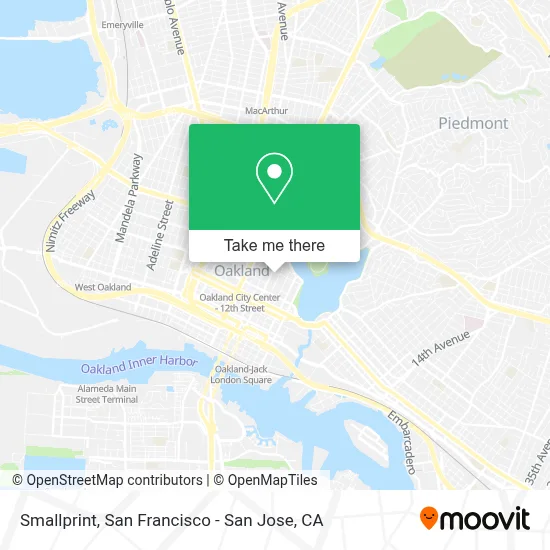 Smallprint map