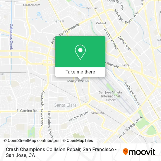 Crash Champions Collision Repair map
