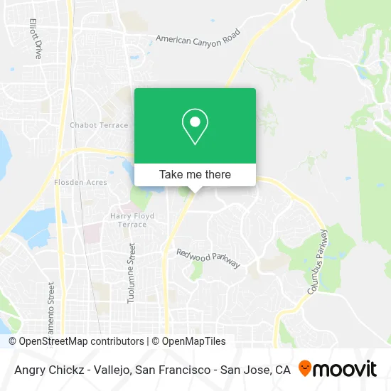 Angry Chickz - Vallejo map