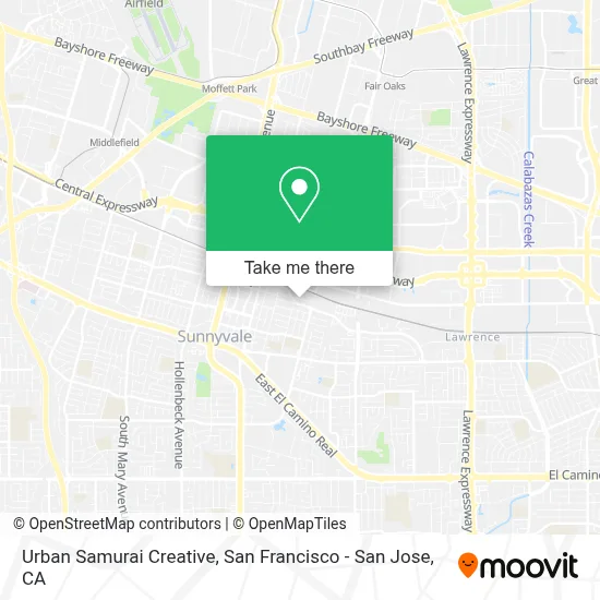 Urban Samurai Creative map