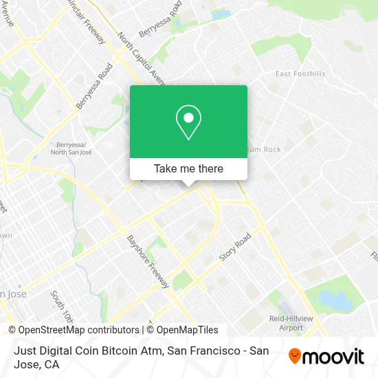 Just Digital Coin Bitcoin Atm map