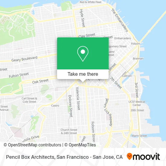 Pencil Box Architects map