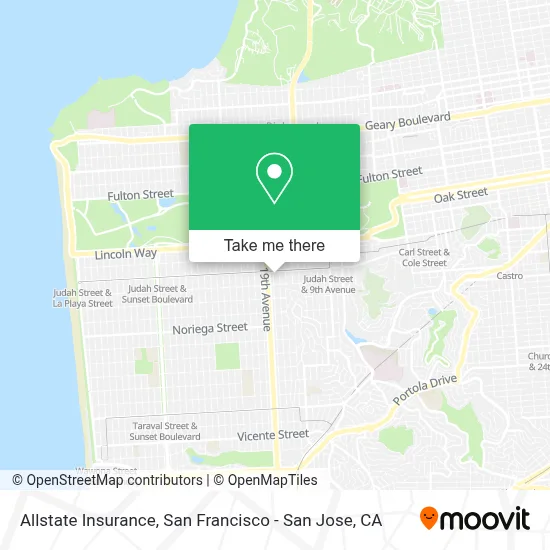 Allstate Insurance map