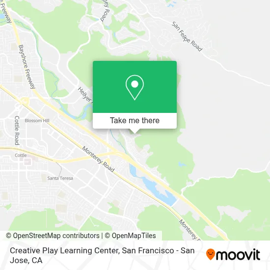 Creative Play Learning Center map