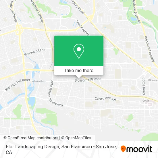 Flor Landscaping Design map