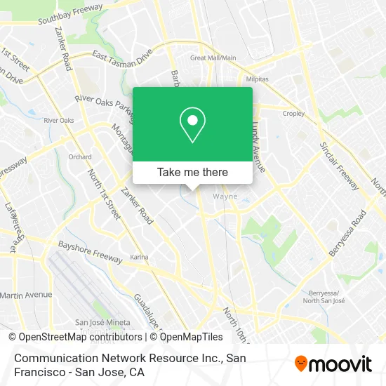Communication Network Resource Inc. map