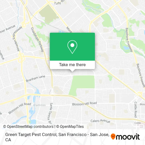 Green Target Pest Control map