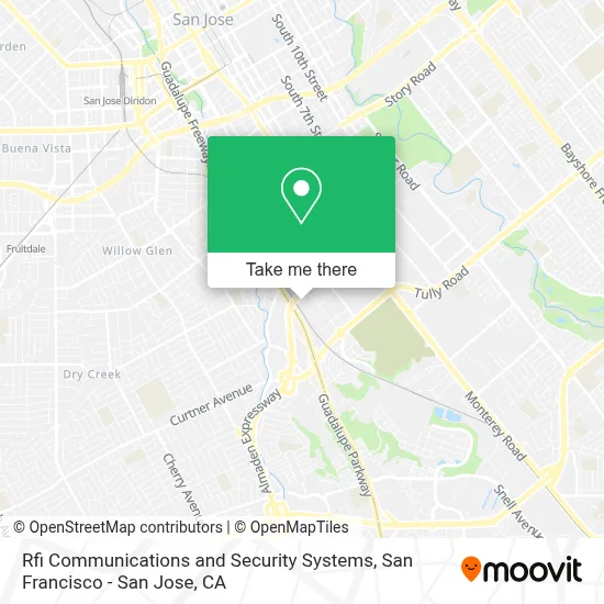 Rfi Communications and Security Systems map