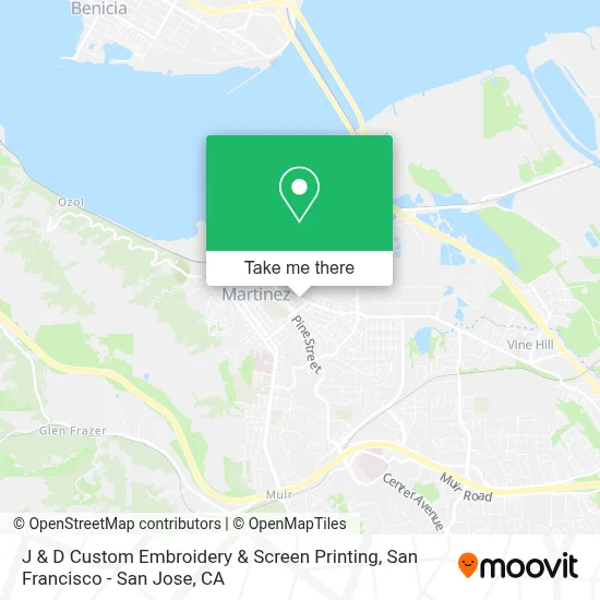 J & D Custom Embroidery & Screen Printing map