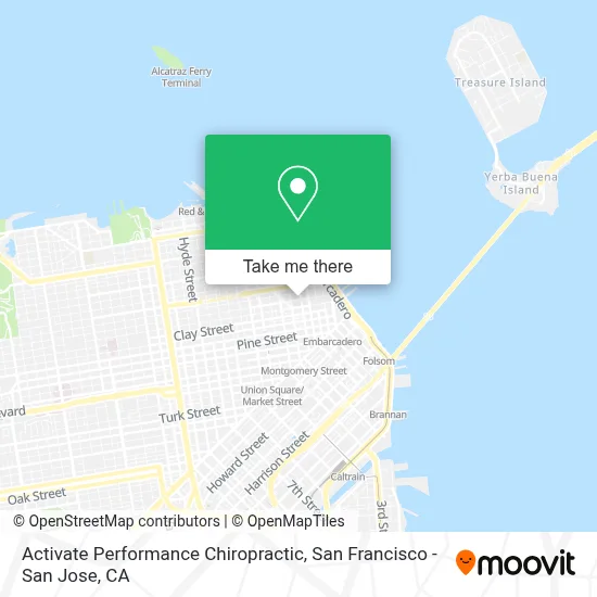 Activate Performance Chiropractic map