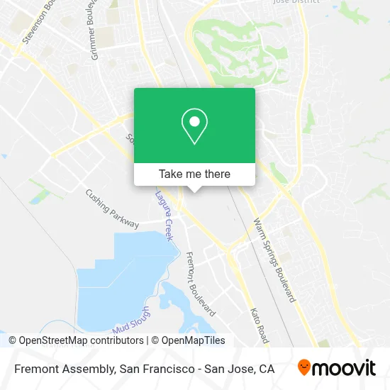 Fremont Assembly map