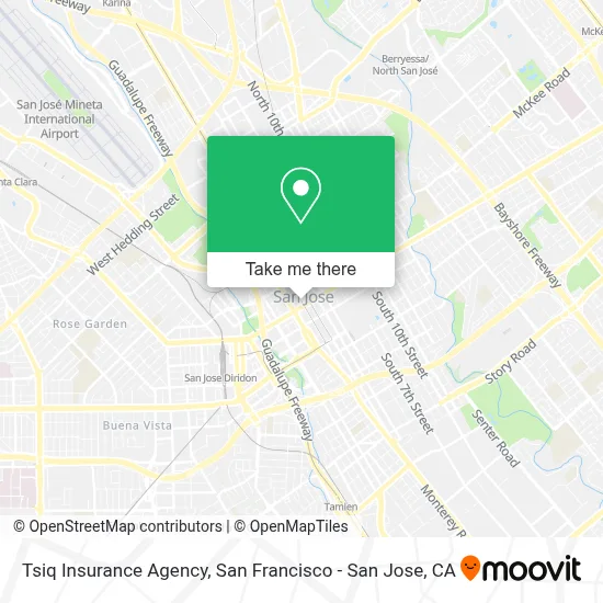 Tsiq Insurance Agency map