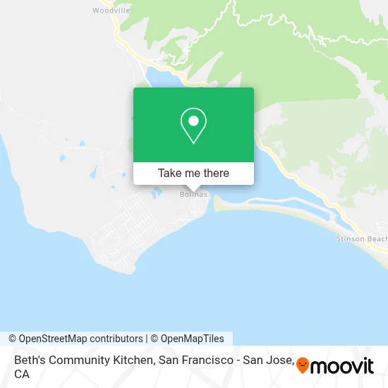 Beth's Community Kitchen map