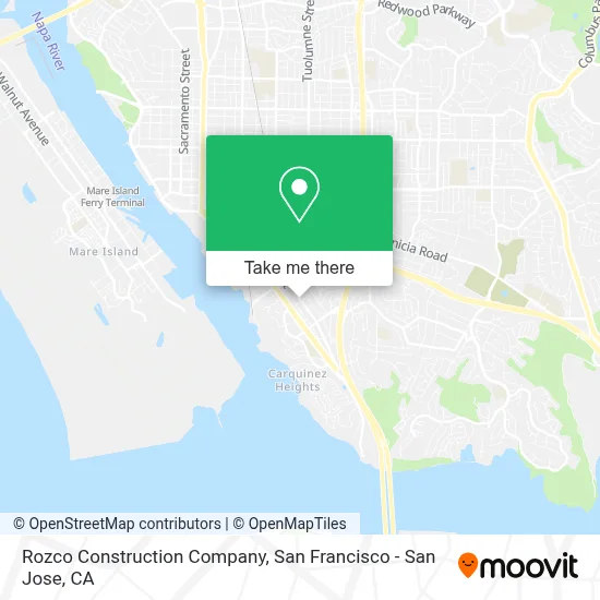 Rozco Construction Company map
