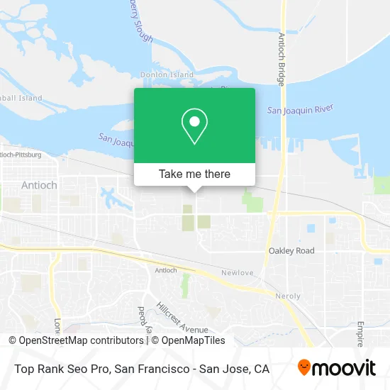 Top Rank Seo Pro map