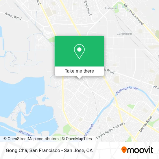 Gong Cha map