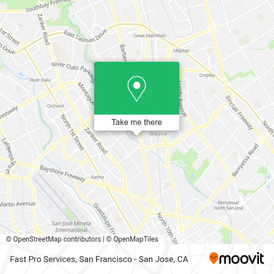 Fast Pro Services map