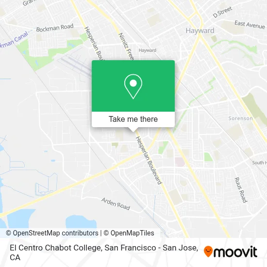 El Centro Chabot College map