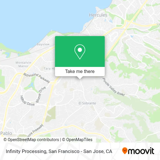 Infinity Processing map