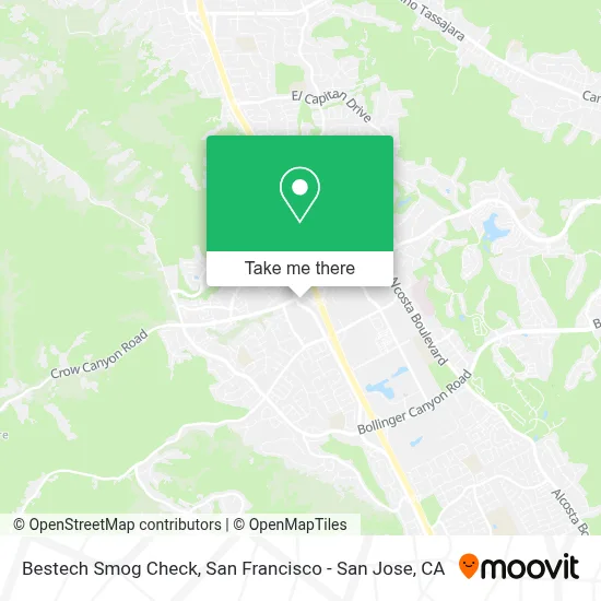 Bestech Smog Check map