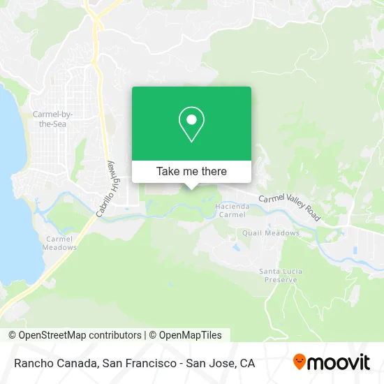 Rancho Canada map