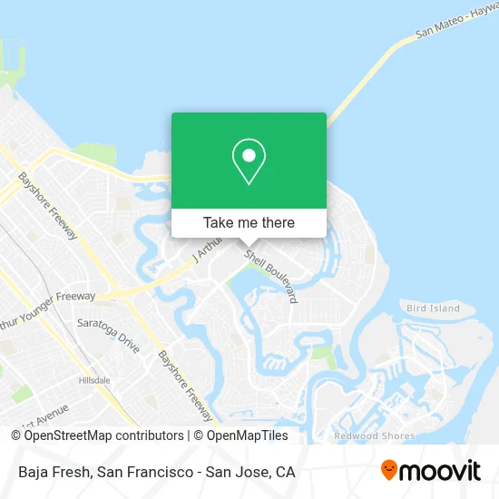 Baja Fresh map