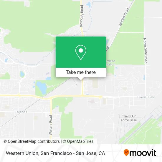 Western Union map