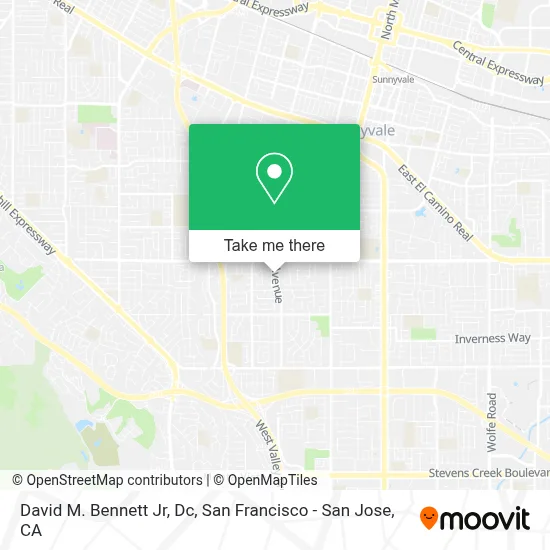 David M. Bennett Jr, Dc map