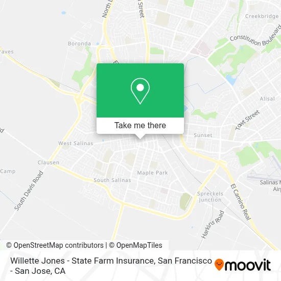 Willette Jones - State Farm Insurance map