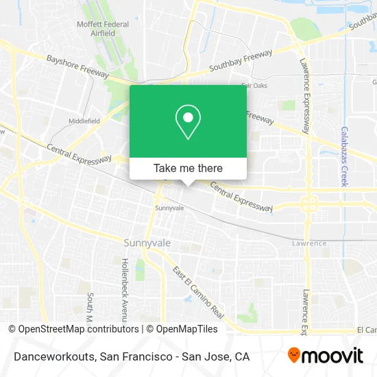 Danceworkouts map