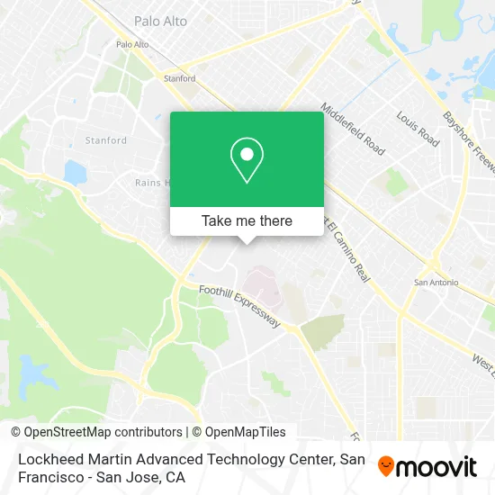 Lockheed Martin Advanced Technology Center map