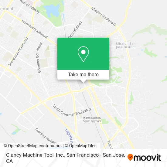 Clancy Machine Tool, Inc. map