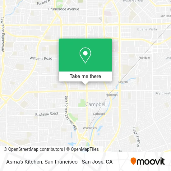 Asma's Kitchen map
