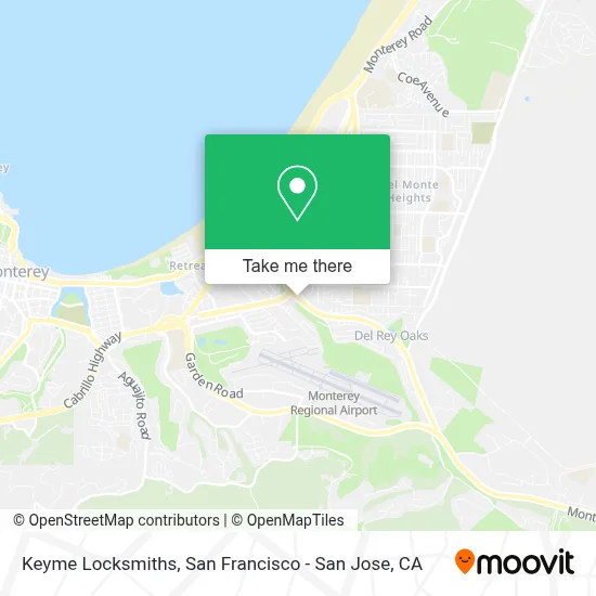Keyme Locksmiths map