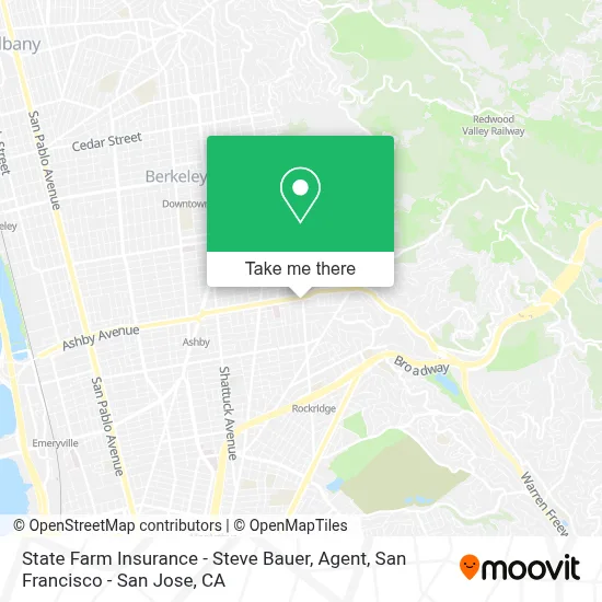State Farm Insurance - Steve Bauer, Agent map