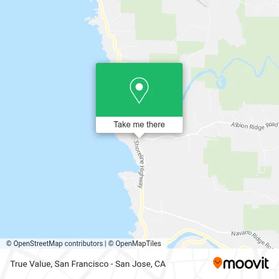 True Value map