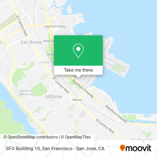 SFO Building 10 map